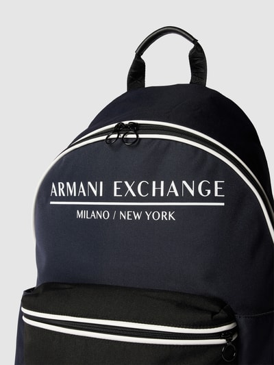 ARMANI EXCHANGE Rucksack mit Label-Print Marine 3