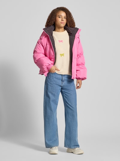 Only Relaxed fit gebreide pullover met wol, model 'BRUNHILDA LIFE' Offwhite - 1