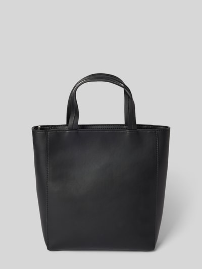 Marc O'Polo Shopper in Leder-Optik mit perforiertem Logo und matter Oberfläche Black 3