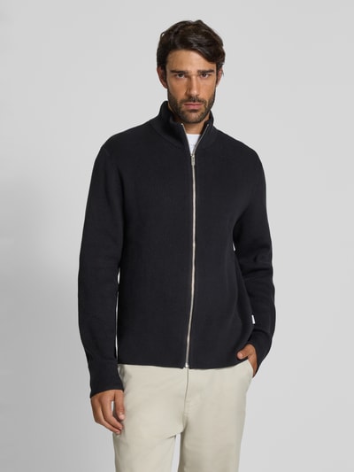 Lindbergh Kurtka z dzianiny z fakturowanym wzorem Czarny 4