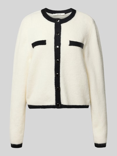 Gestuz Strickjacke mit Knopfleiste Modell 'alpha' Offwhite 2