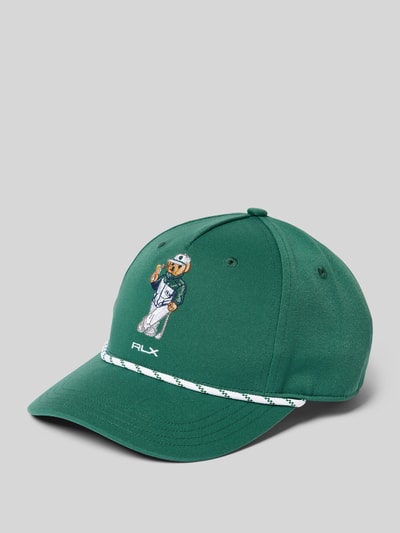 Polo Ralph Lauren Basecap mit Motiv-Stitching Modell 'BEAR' Gruen 1