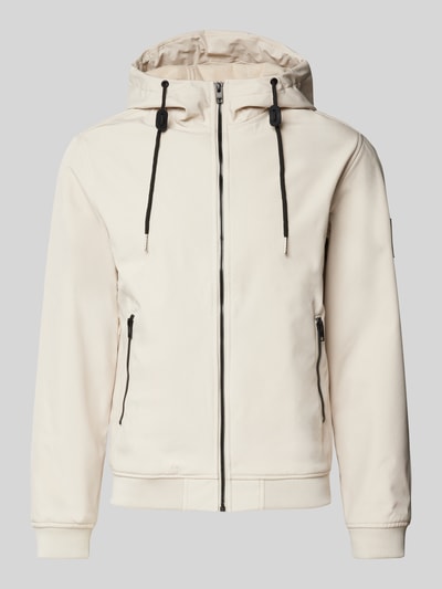 Jack & Jones Softshell-Jacke mit Reißverschlusstaschen Modell 'BASIC' Offwhite 2