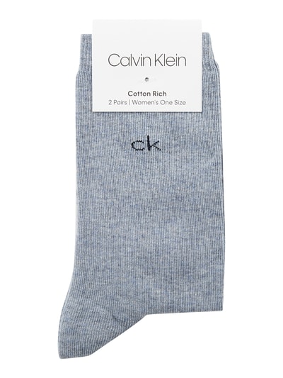 CK Calvin Klein Sokken, pak van 2 paar  Jeansblauw - 2