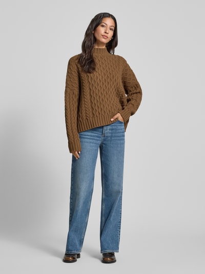 Weekend Max Mara Boxy Fit Strickpullover aus reiner Schurwolle Modell 'YARD' Hazel 1
