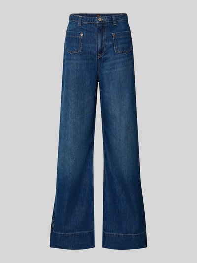 BOSS Orange Flared Jeans aus Baumwoll-Mix Modell 'C_MARLENE' Dunkelblau 2
