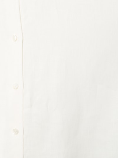 Weekend Max Mara Longbluse aus Leinen mit angeschnittenen Ärmeln Weiss 2