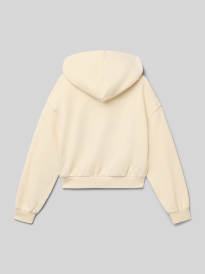 s.Oliver RED LABEL Loose Fit Hoodie aus Baumwoll-Mix Ecru 3