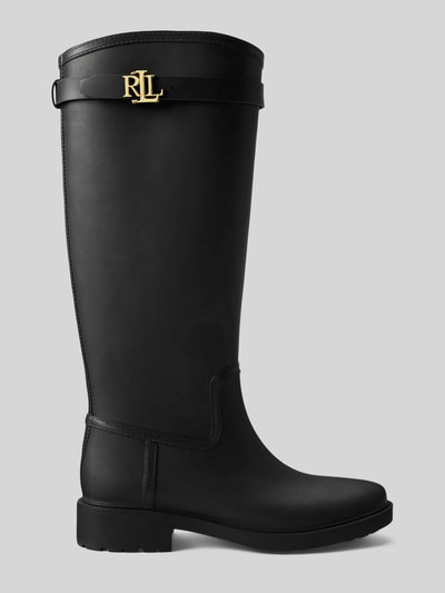 Lauren Ralph Lauren Gummistiefel mit Logo-Detail Black 2