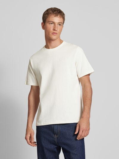 Pepe Jeans T-Shirt mit Label-Stitching Modell 'Connor' Offwhite 4