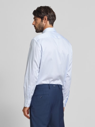 ETERNA Modern Fit Business-Hemd mit Knopfleiste Bleu 5