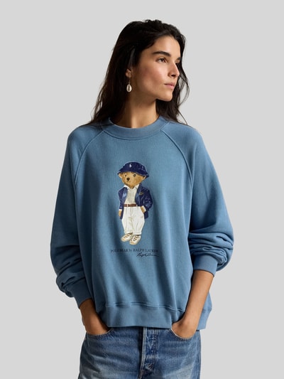 Polo Ralph Lauren Bluza o kroju relaxed fit z mieszanki bawełny Jasnoniebieski 4