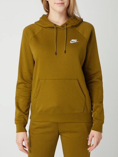 Nike Bluza z kapturem i wyhaftowanym logo Oliwkowy 4