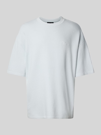 Pegador Oversized T-shirt met structuurmotief Lichtblauw - 2