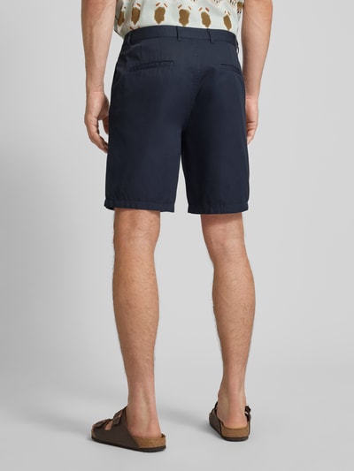 Scotch & Soda Bermuda in effen design, model 'STUART' Donkerblauw - 5