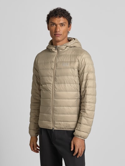 EA7 Emporio Armani Kurtka puchowa z zamkiem błyskawicznym Beżowy 4