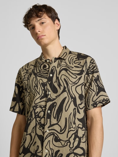 Only & Sons Regular fit vrijetijdsoverhemd van puur katoen Beige - 3