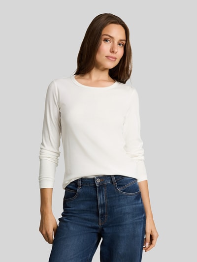 Tom Tailor Regular fit shirt met lange mouwen van puur katoen Wit - 4