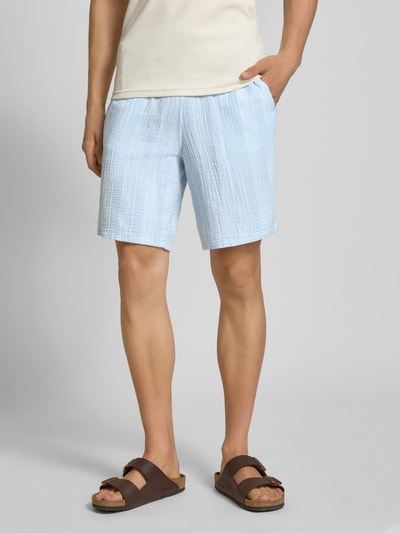 Jack & Jones Regular Fit Shorts mit elastischem Bund Modell 'JAIDEN' Hellblau 4