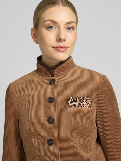 White Label Blazer in Cord-Optik Cognac 3