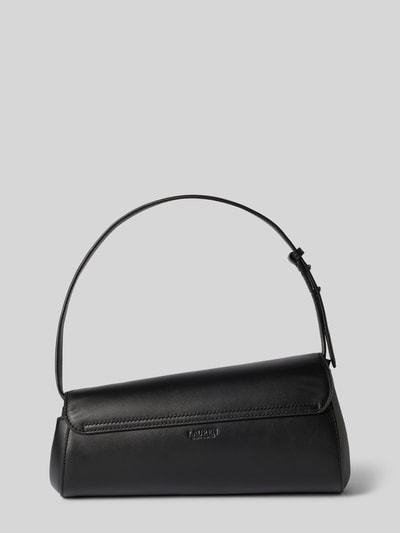 Lauren Ralph Lauren Handbag aus echtem Rindsleder mit Logo-Applikation Black 4