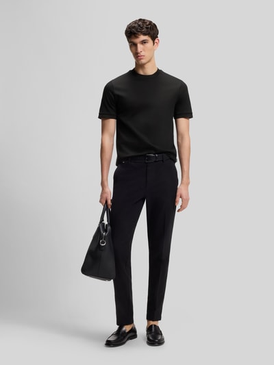 BOSS Slim Fit T-Shirt aus reiner Baumwolle Modell 'H-TESSLER 238' Black 1