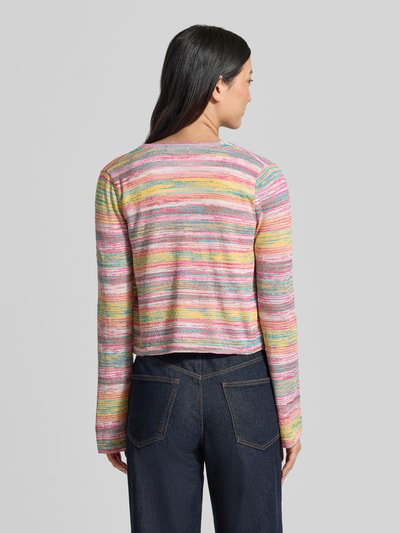 Christian Berg Woman Cardigan aus Viskose-Mix mit offener Front Apricot 5