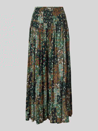 Apricot Spodnie z wiskozy z elastycznym pasem i wpuszczanymi kieszeniami Ciemnozielony 2