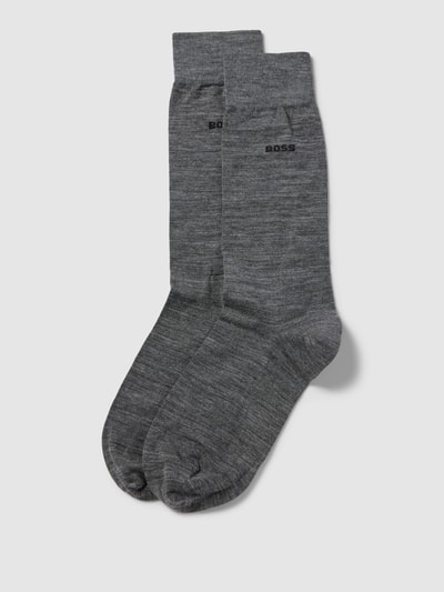 BOSS Socken mit Strukturmuster im 2er-Pack Mittelgrau 1