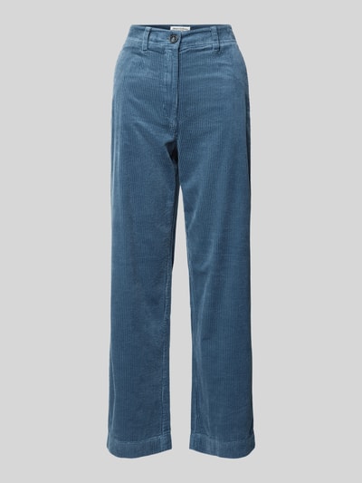 Marc O'Polo Straight Fit Cordhose mit verkürzter Länge Rauchblau 2