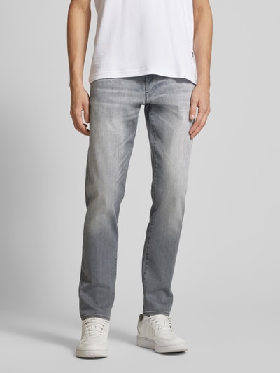 G-Star Raw Slim Fit Jeans im Used-Look Hellgrau 4