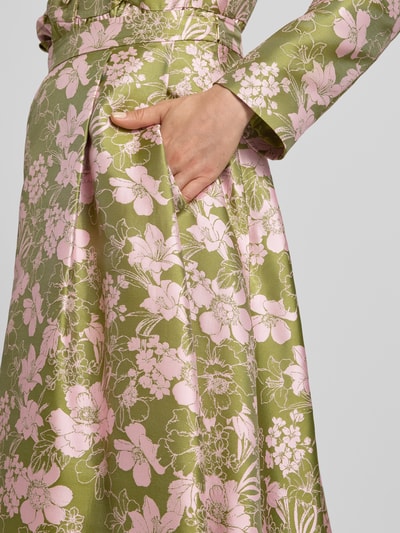 JOOP! Ausgestellter Maxi-Rock mit Allover-Muster Modell 'Sagira2' Pink 3