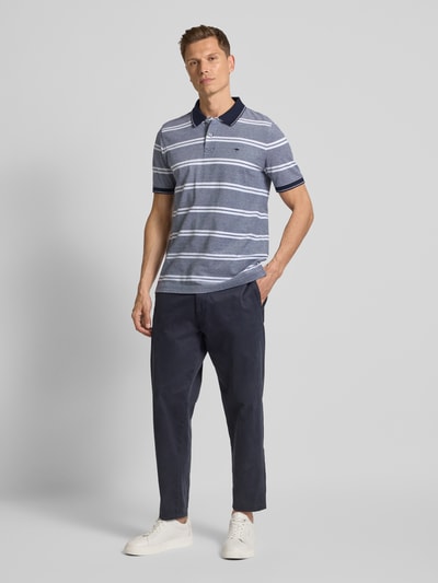 Fynch-Hatton Regular Fit Poloshirt mit Logo-Stitching Marine 1