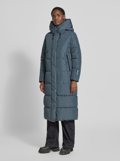 khujo Płaszcz pikowany ze stójką model ‘Soulani’ Petrol 4