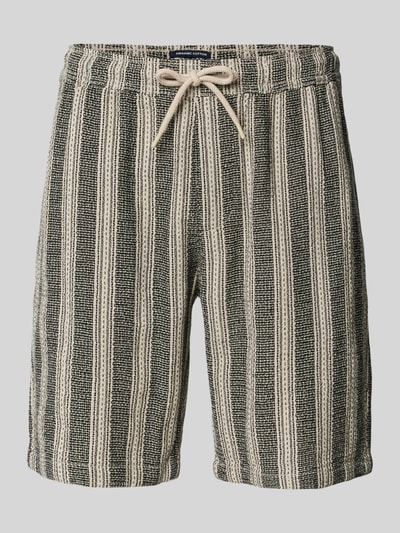 MCNEAL Korte regular fit broek met structuurmotief Zwart - 2