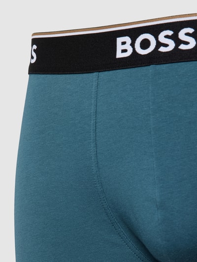 BOSS Trunks mit elastischem Label-Bund im 3er-Pack Blau 2