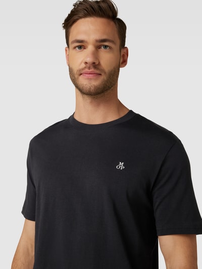 Marc O'Polo T-Shirt mit gerader Passform und Rundhalsausschnitt Black 3