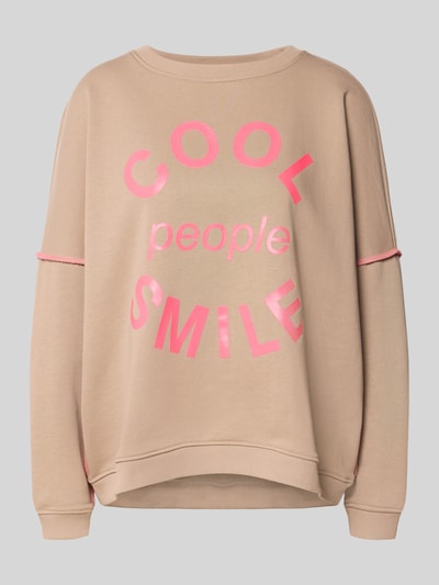 miss goodlife Relaxed fit sweatshirt met ronde hals Zand - 2