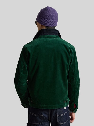 Polo Ralph Lauren Bluzon o kroju regular fit z bawełnianego sztruksu Ciemnozielony 5