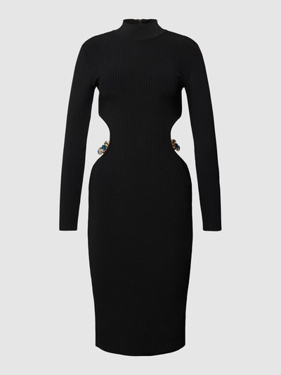 Marciano Guess Strickkleid mit Ziersteinbesatz Modell 'TILLY' Black 2