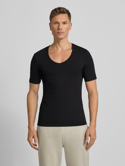 MCNEAL T-Shirt mit V-Ausschnitt Black 4