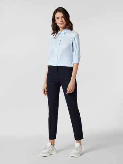 s.Oliver BLACK LABEL Stoffen broek met stretch  Marineblauw - 1