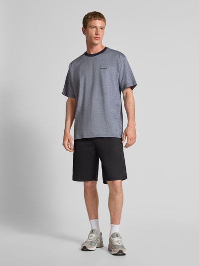 Carhartt Work In Progress T-shirt z wyhaftowanym logo Czarny 1