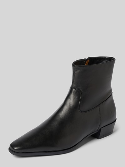 Copenhagen Laarsjes van leer met ritssluiting Zwart - 1