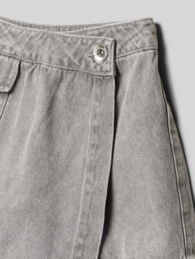 Garcia Shorts in Wickel-Optik Mittelgrau Melange 2