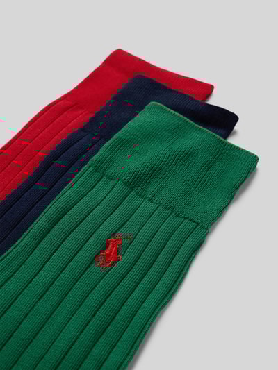 Polo Ralph Lauren Underwear Socken mit Label-Stitching im 3er-Pack als Geschenkbox Marine 2