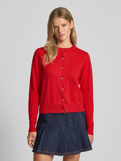 Levi's® Kurtka z dzianiny z okrągłym dekoltem model ‘TARA’ Czerwony 4