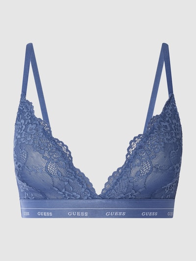 Guess Bralette mit Spitze  Jeansblau Melange 1