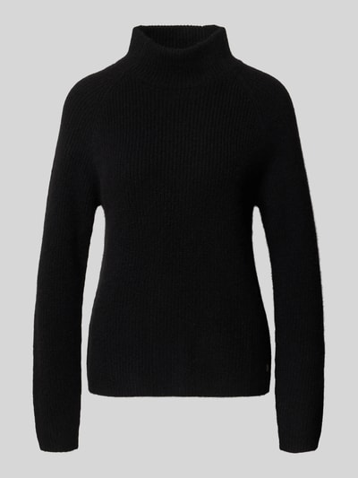 Fynch-Hatton Gebreide pullover van kasjmier met opstaande kraag Zwart - 2