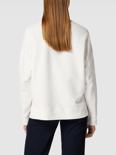 Tommy Hilfiger Sweatshirt mit Label-Stitching Modell 'TONAL' Weiß 5